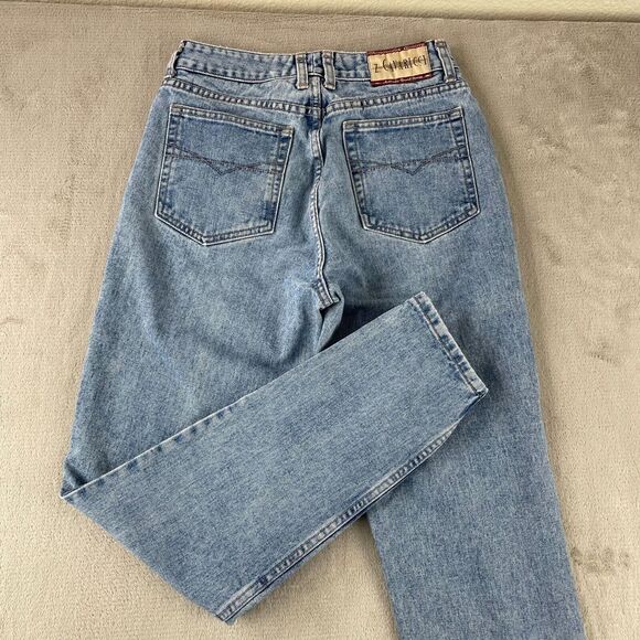 Vintage Z Cavaricci Jeans Men 30 (Actual 28x31) Blue Stone Wash Tapered USA Made